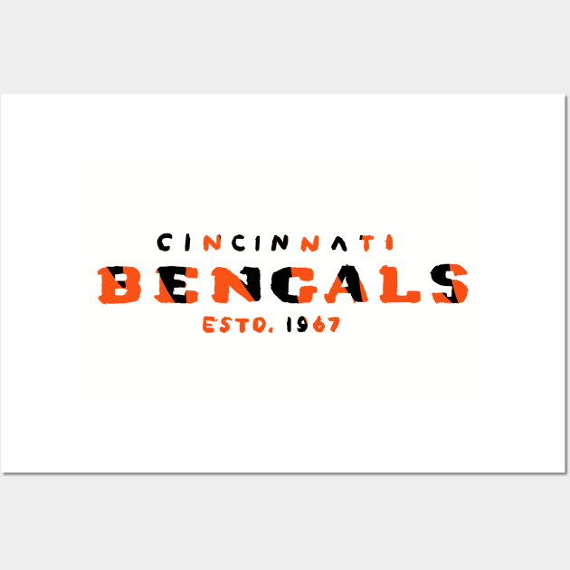 Cincinnati Bengaaaals 28 Wall Art by Very Simple Graph